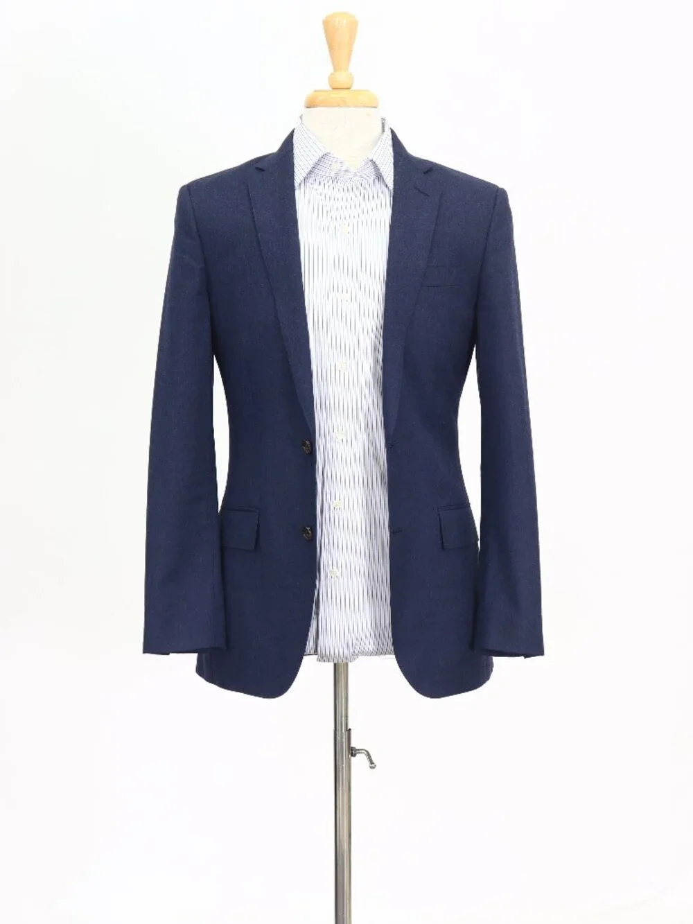 J. Crew Ludlow 36R Blue Blazer Sport Coat Jacket 2-Button Solid W818